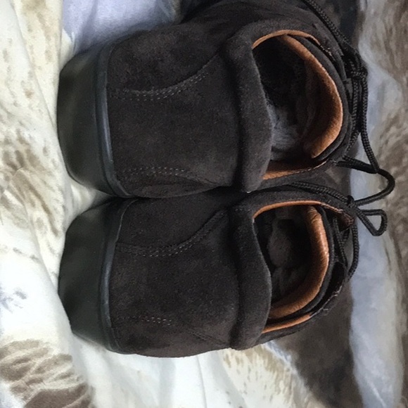Rare footprints suede lace up shoes - Picture 3 of 5